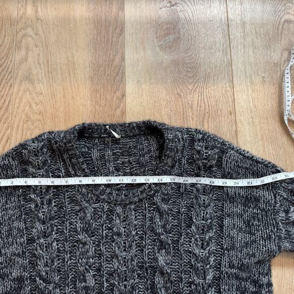 Vintage IRO Paris Mohair Wool Blend Sweater Made in Italy – Heathered Black Grey - Picture 8 of 9